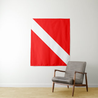 Tapiz Bandera de buzo Bandera de buceo Buzo abajo