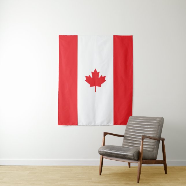 Tapiz Bandera de Canadá (In situ)