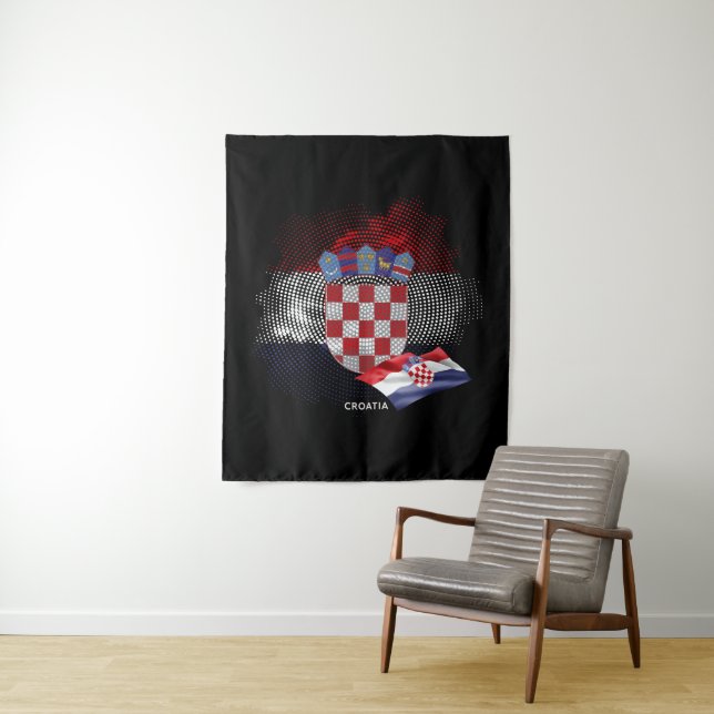 Tapiz bandera de Croacia (In situ)