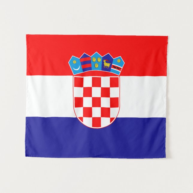 Tapiz Bandera de Croacia (Anverso (horizontal))