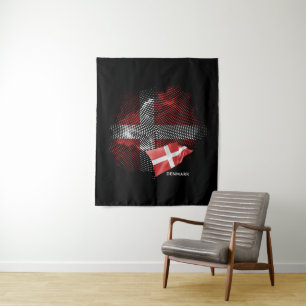 Tapiz bandera de Dinamarca