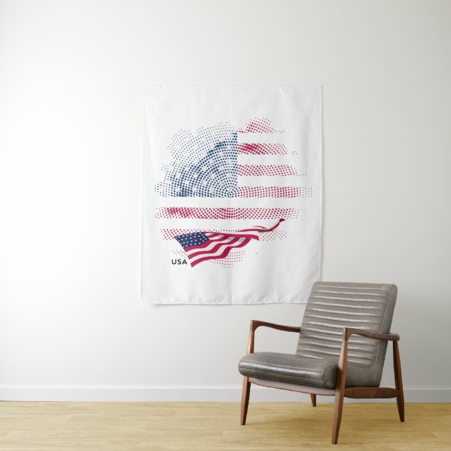 Tapiz bandera de EE. UU. (In situ)