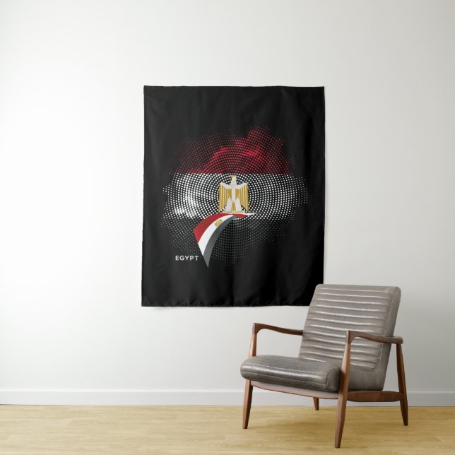 Tapiz bandera de Egipto (In situ)