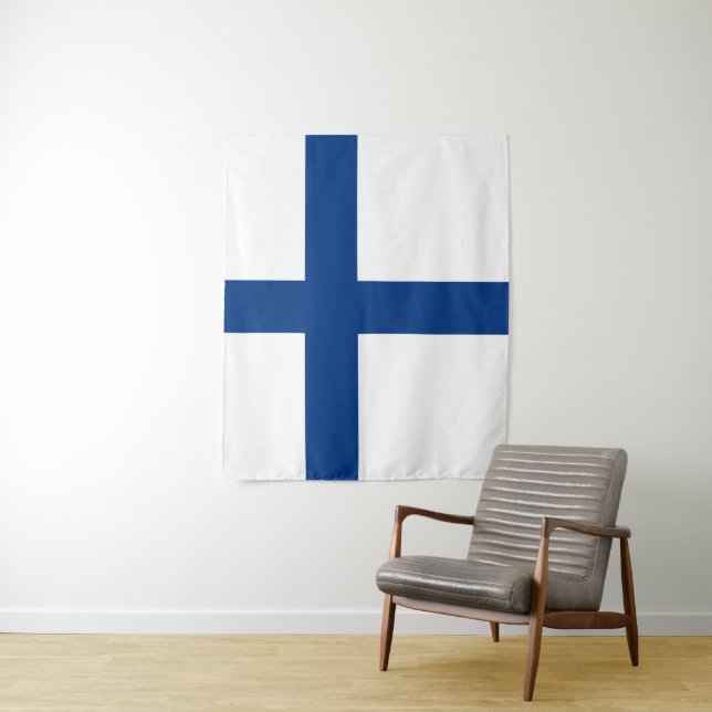 Tapiz Bandera de Finlandia (In situ)