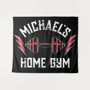 Tapiz Bandera de fitness personalizada para el levantami