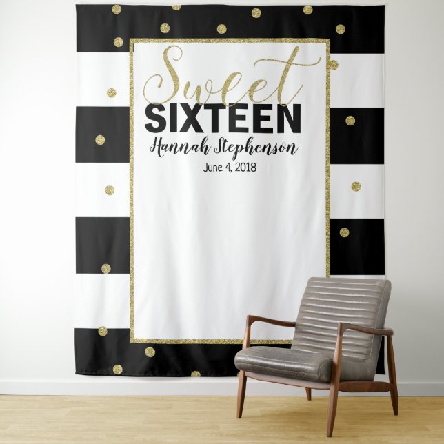 Tapiz bandera de fondo para cabina de fotos de cumpleaño (In situ)