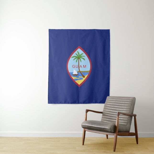 Tapiz Bandera de Guam (In situ)