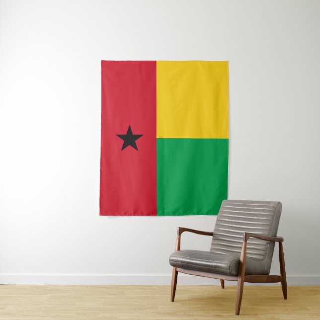 Tapiz Bandera de Guinea-Bissau (In situ)