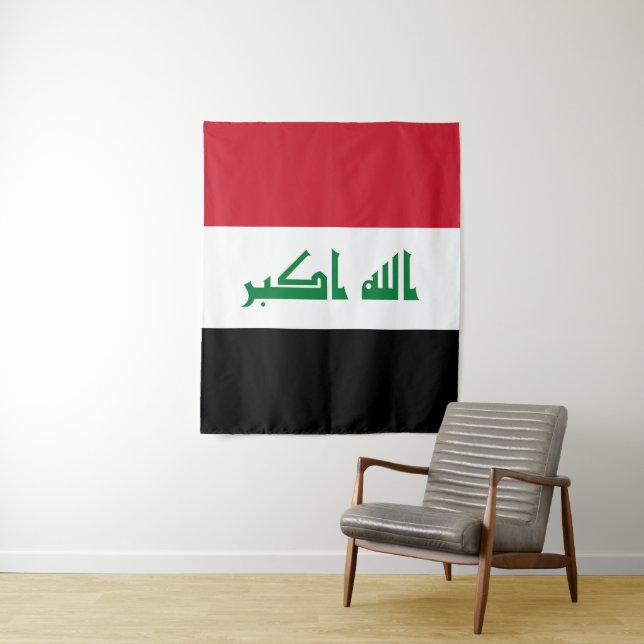 Tapiz Bandera de Iraq (In situ)