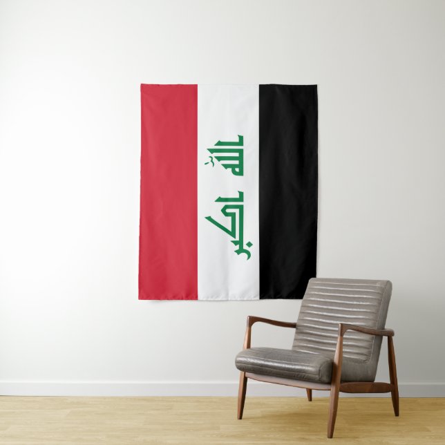 Tapiz Bandera de Iraq (In situ)