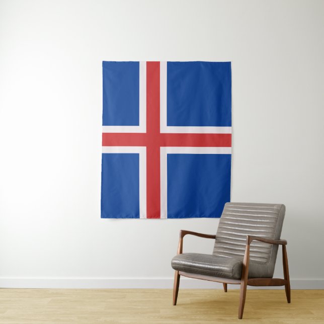 Tapiz Bandera de Islandia (In situ)