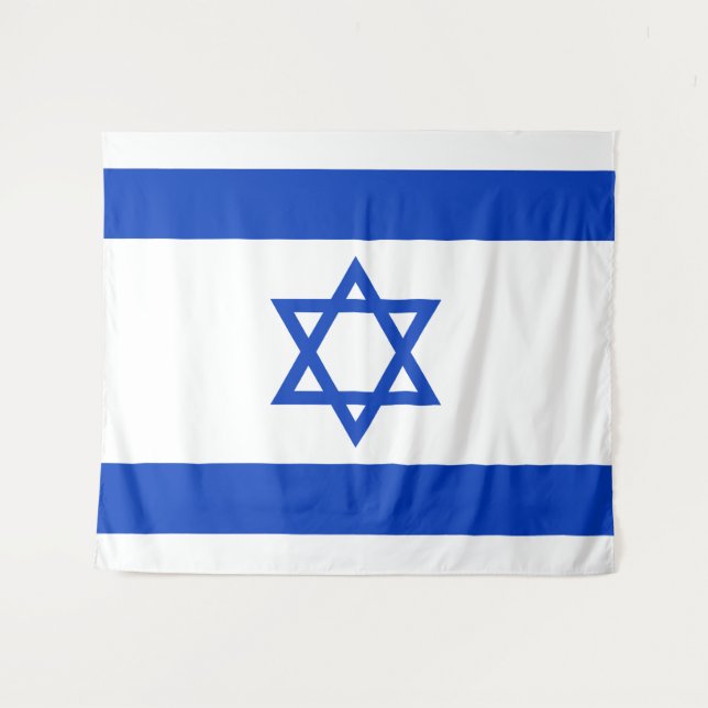 Tapiz Bandera de Israel (Anverso (horizontal))