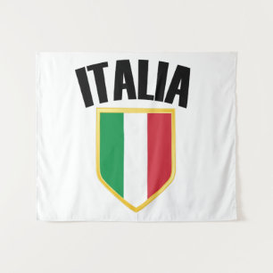 Tapiz Bandera de Italia Escudo