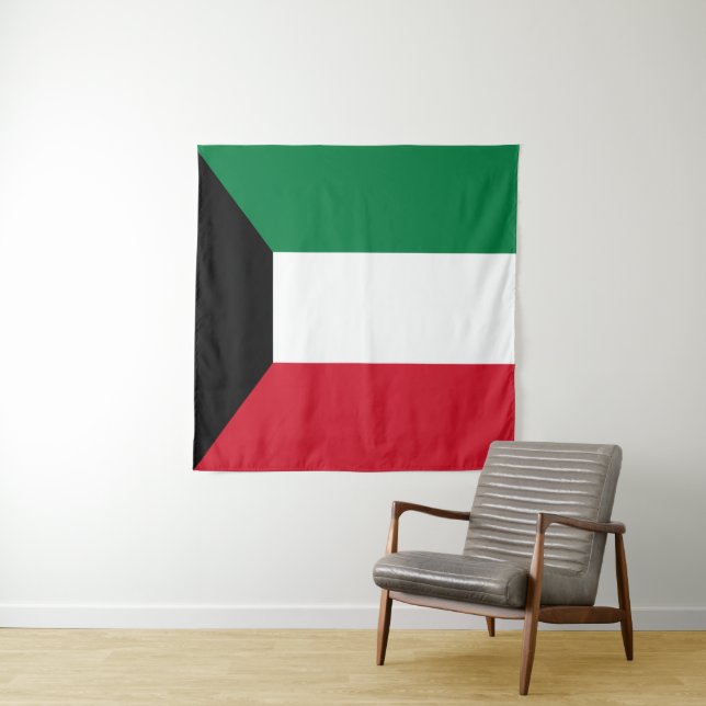 Tapiz Bandera de Kuwait (In situ)