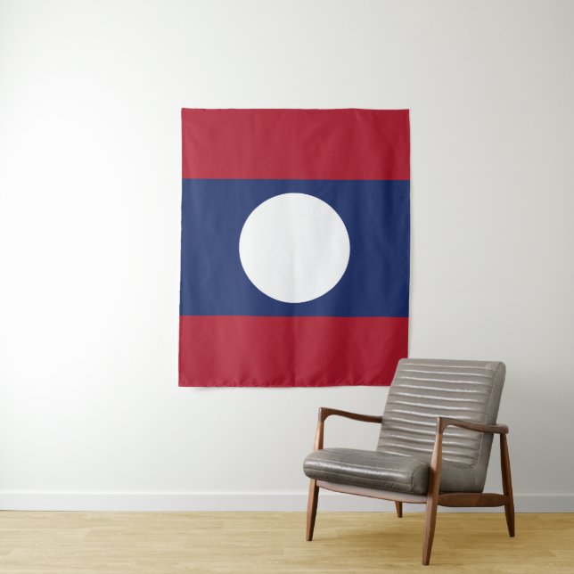 Tapiz Bandera de Laos (In situ)