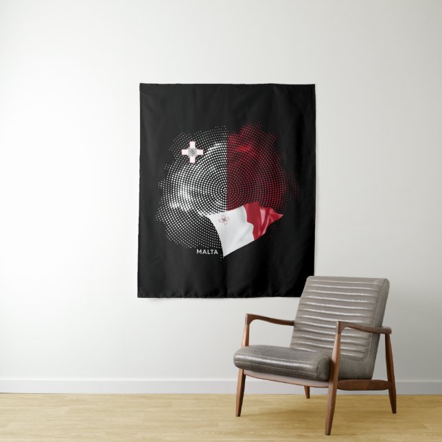 Tapiz bandera de Malta (In situ)