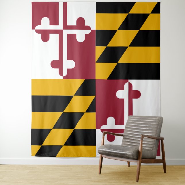 Tapiz Bandera de Maryland (In situ)