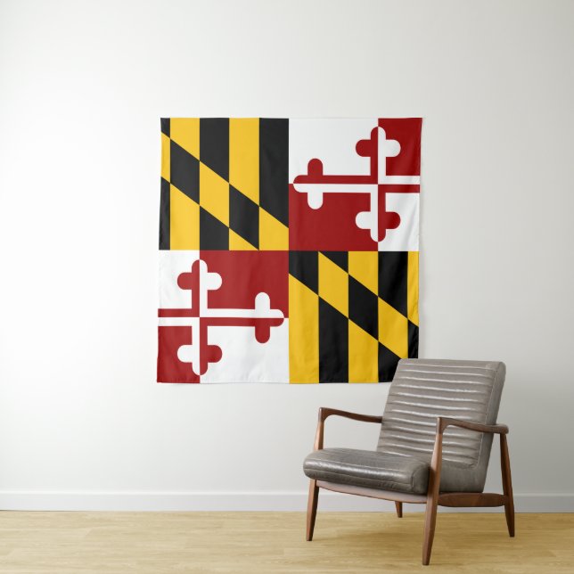 Tapiz Bandera de Maryland (In situ)