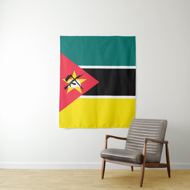 Tapiz Bandera de Mozambique (In situ)
