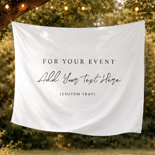 Tapiz Bandera de nombre de texto personalizado decoració