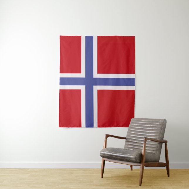 Tapiz Bandera de Noruega (In situ)