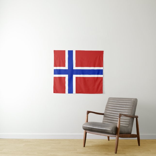 Tapiz Bandera de Noruega pequeña escandinava (In situ (horizontal))