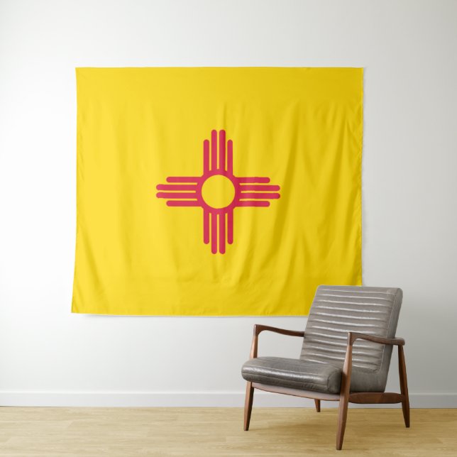 Tapiz Bandera de Nuevo México (In situ (horizontal))