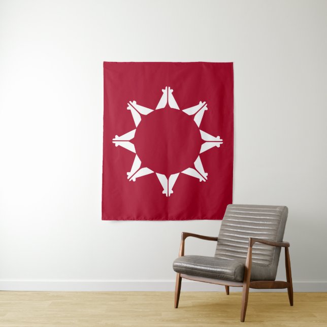Tapiz Bandera de Oglala Lakota Sioux (In situ)