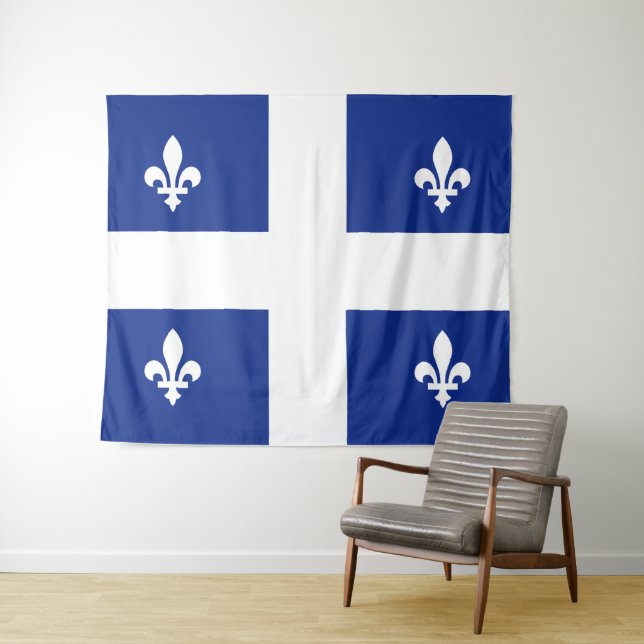 Tapiz Bandera de Quebec (In situ (horizontal))