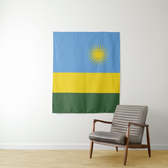 Tapiz Bandera de Ruanda (In situ)