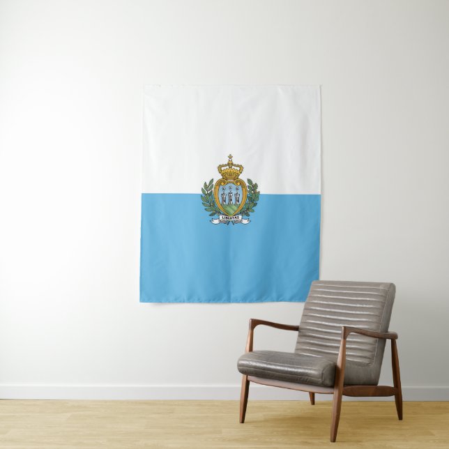 Tapiz Bandera de San Marino (In situ)
