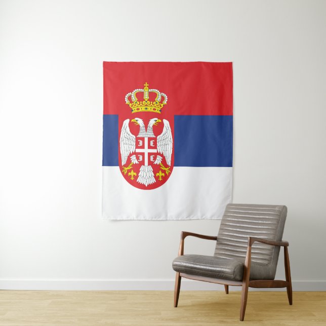 Tapiz Bandera de Serbia (In situ)