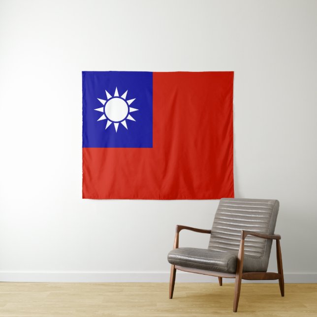 Tapiz Bandera de Taiwán (In situ (horizontal))