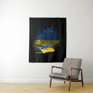 Tapiz bandera de Ucrania