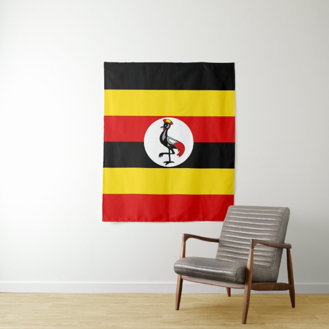 Tapiz Bandera de Uganda (In situ)