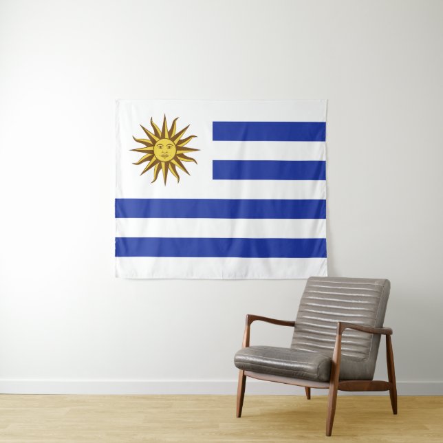 Tapiz Bandera de Uruguay (In situ (horizontal))