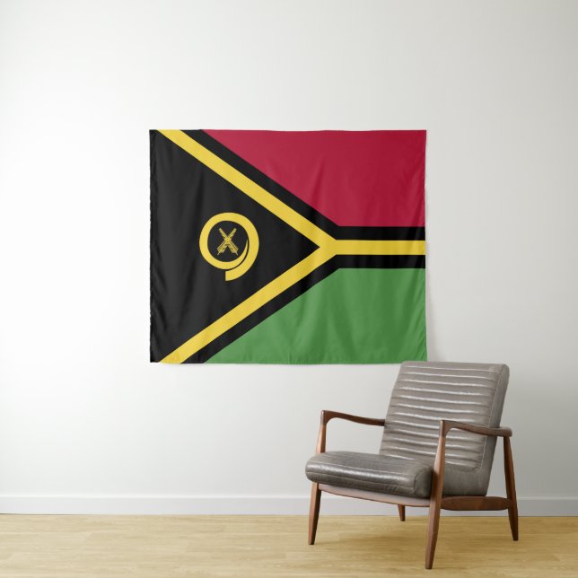 Tapiz Bandera de Vanuatu (In situ (horizontal))