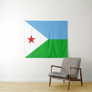Tapiz Bandera de Yibuti