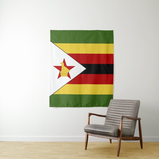 Tapiz Bandera de Zimbabue (In situ)