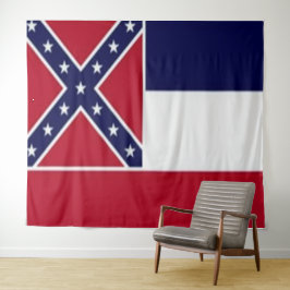 TAPIZ BANDERA DEL ESTADO DE MISSISSIPPI