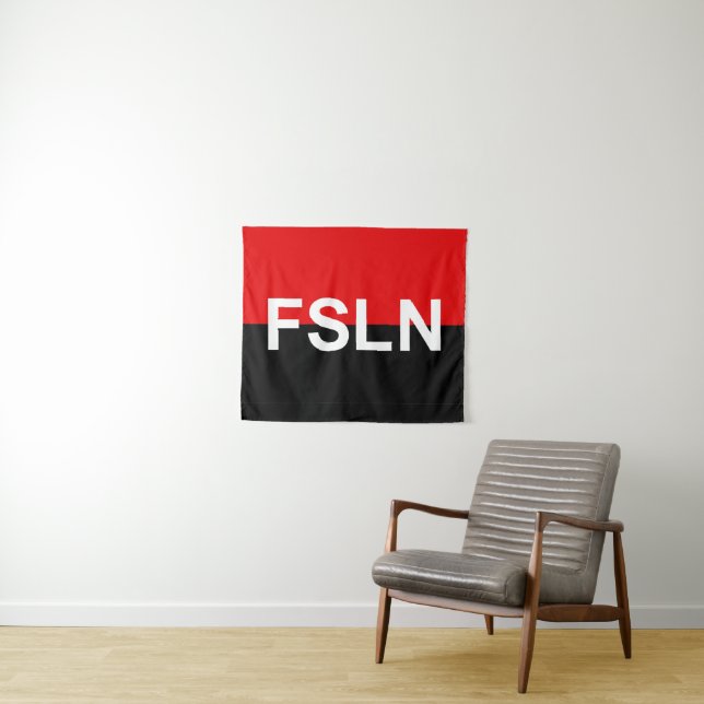 Tapiz Bandera del FSLN (In situ (horizontal))