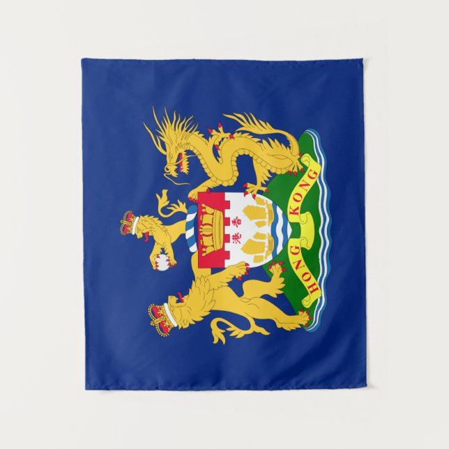 Tapiz Bandera del movimiento de la autonomía de Hong (Anverso)