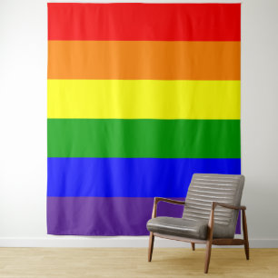 Tapiz Bandera del Orgullo Arcoíris Vertical