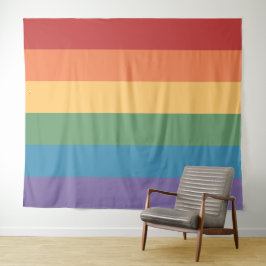 Tapiz Bandera del Orgullo Gay calentada extra grande LGB