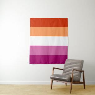 Tapiz Bandera del Orgullo Lesbiano LGBTQ