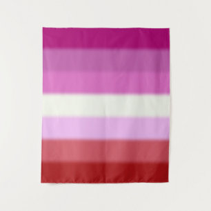 Tapiz Bandera del orgullo lésbico caído