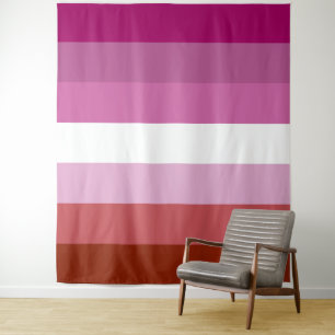 Tapiz Bandera del orgullo lésbico vertical
