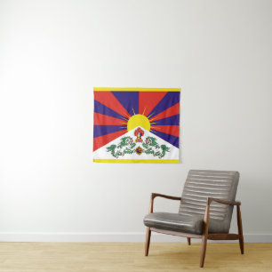 Tapiz Bandera del Tíbet - Bandera del León de Nieve