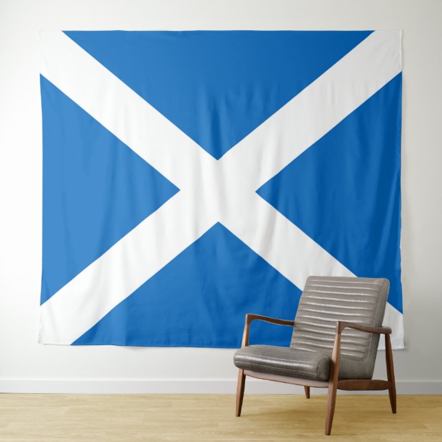 Tapiz Bandera escocesa Saltire (In situ (horizontal))
