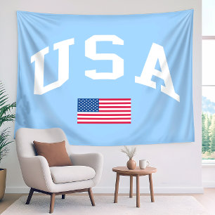 Tapiz Bandera estadounidense del día de la independencia